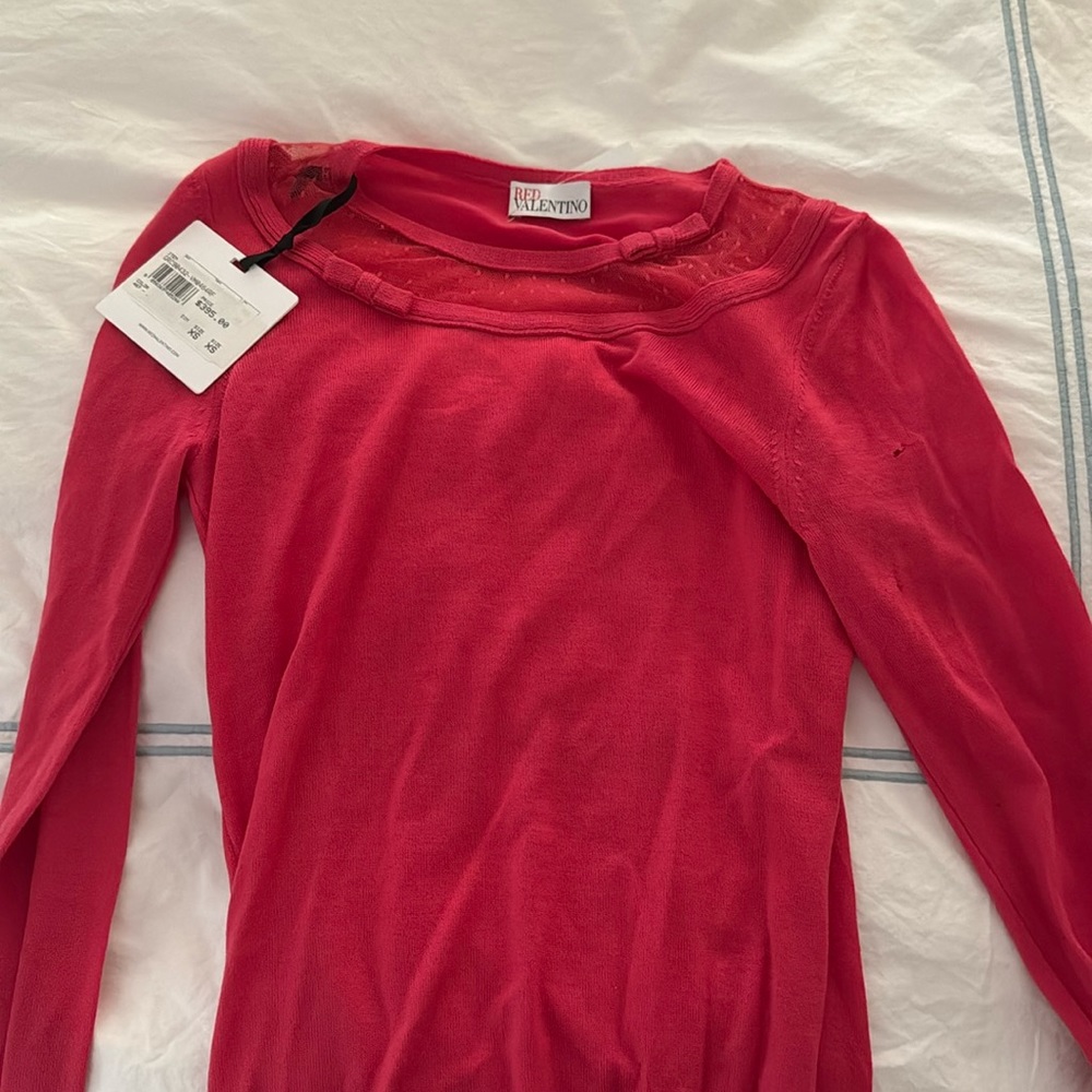 Selling brand new red Valentino sweater